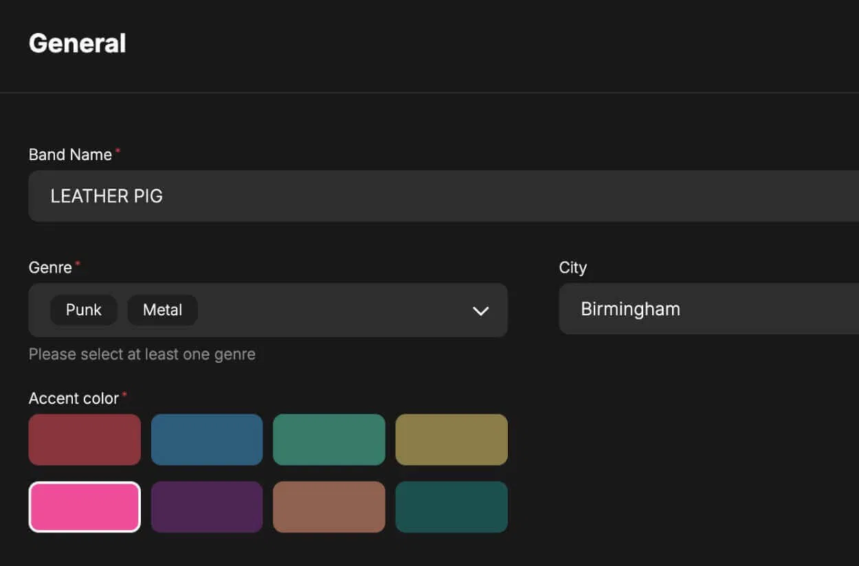 screenshot showing Customise